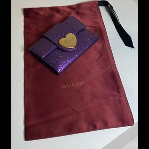 Authentic Gucci Guccissima Key Case